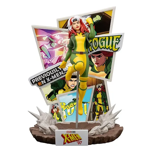 X-MEN '97 D-STAGE PVC DIORAMA ROGUE (SDCC EXCLUSIVE) 16 CM